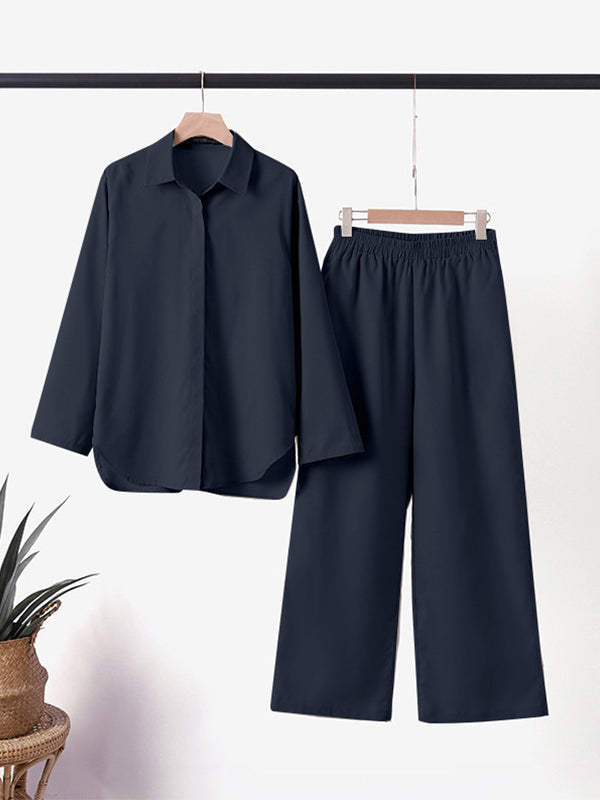 Denice Elegant Casual Two Piece Set