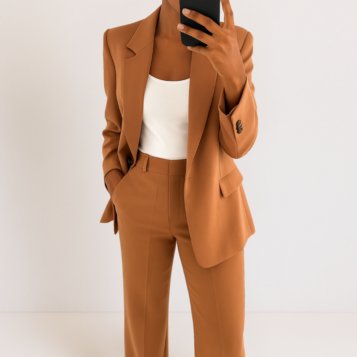 Melynda Stylish Two-Part Suit Set Suits