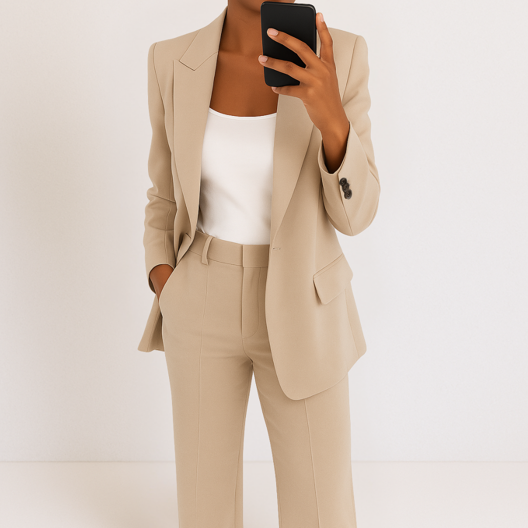 Melynda Stylish Two-Part Suit Set Suits