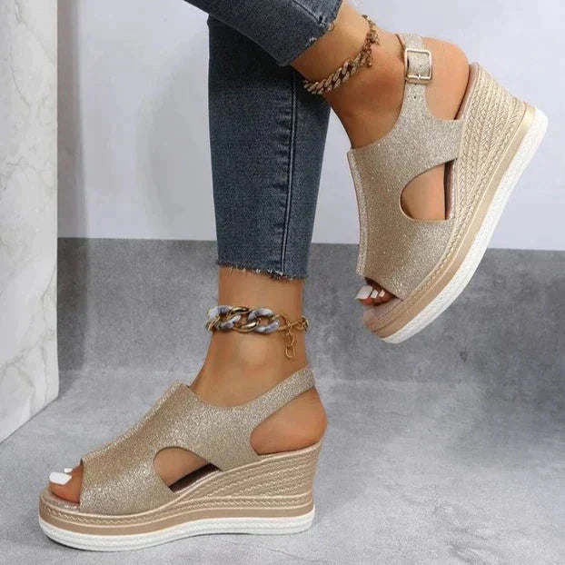 Maeve Wedge Sandals