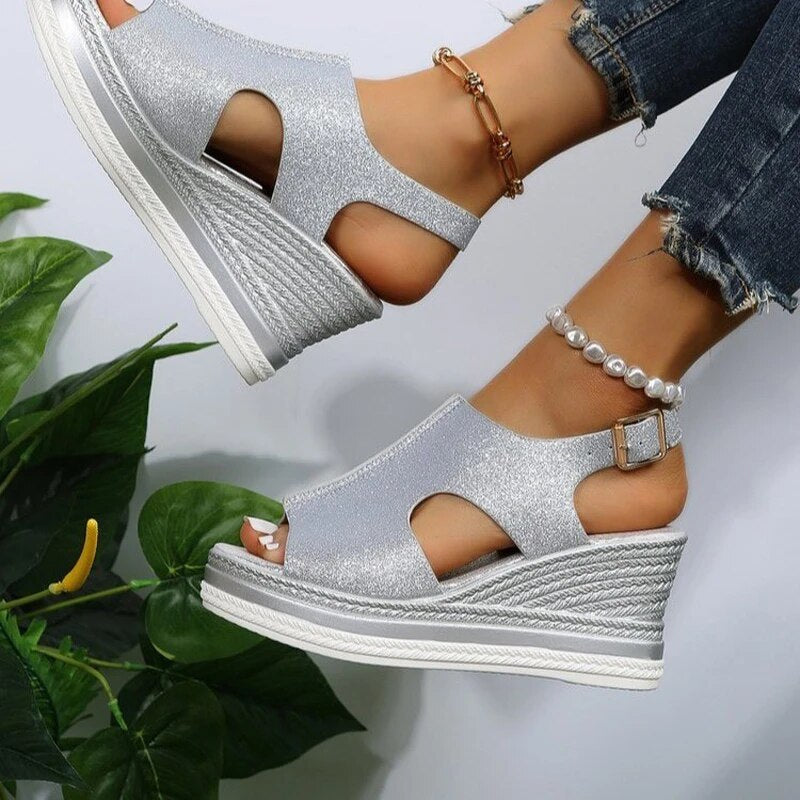 Maeve Wedge Sandals