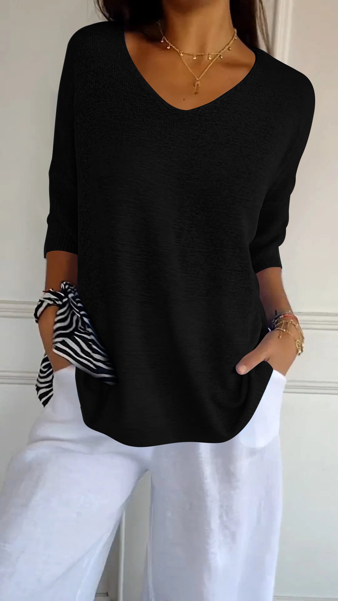 Lauren V-Neck Tops