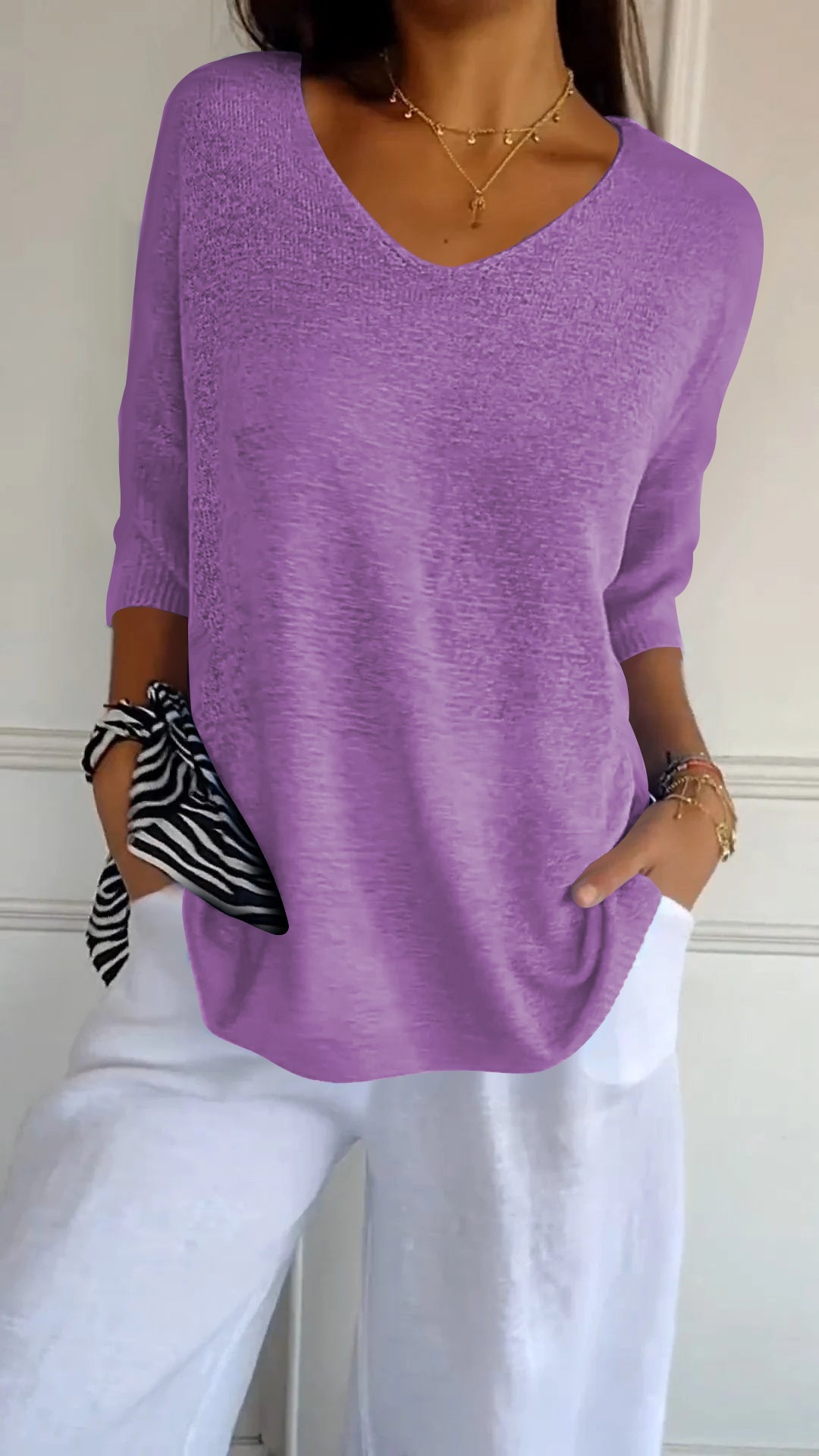 Lauren V-Neck Tops