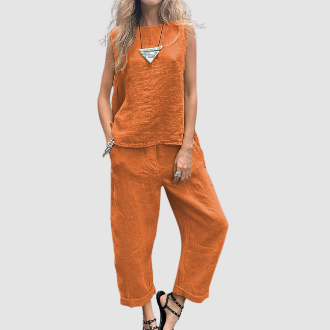 Suzette| Lightweight Two-Piece Summer Set