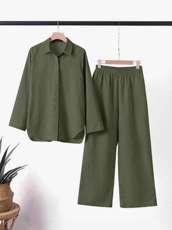 Denice Elegant Casual Two Piece Set