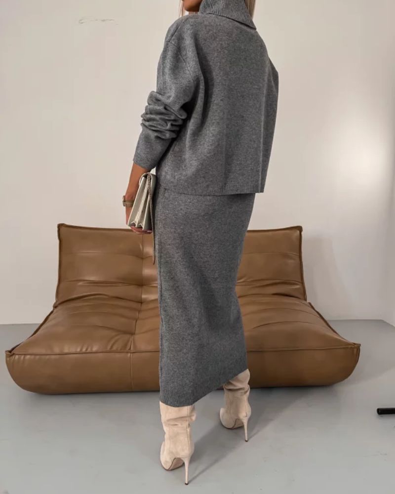 Darla Elegant Knit Set Dresses