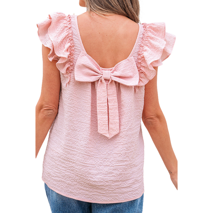 Zhavia Classy Frill Summer Soft Sleeve Top