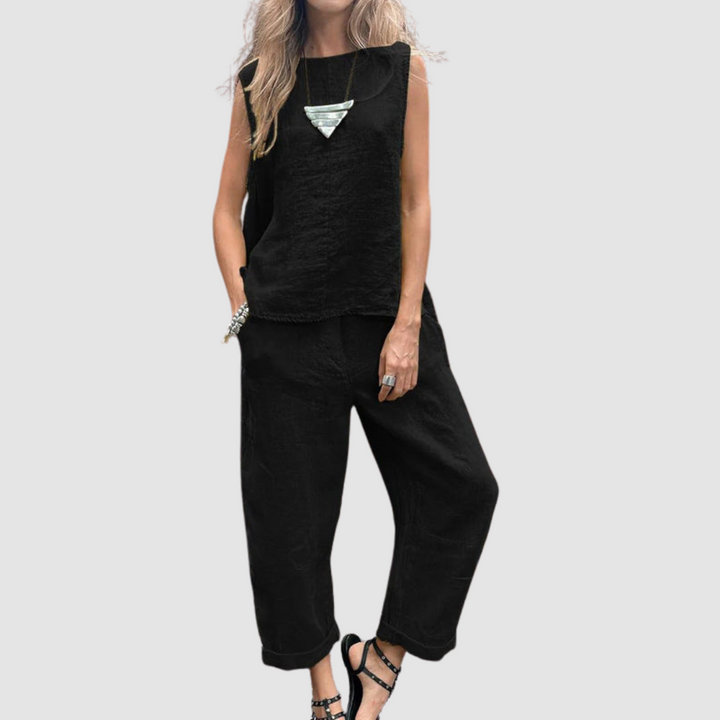 Suzette| Lightweight Two-Piece Summer Set