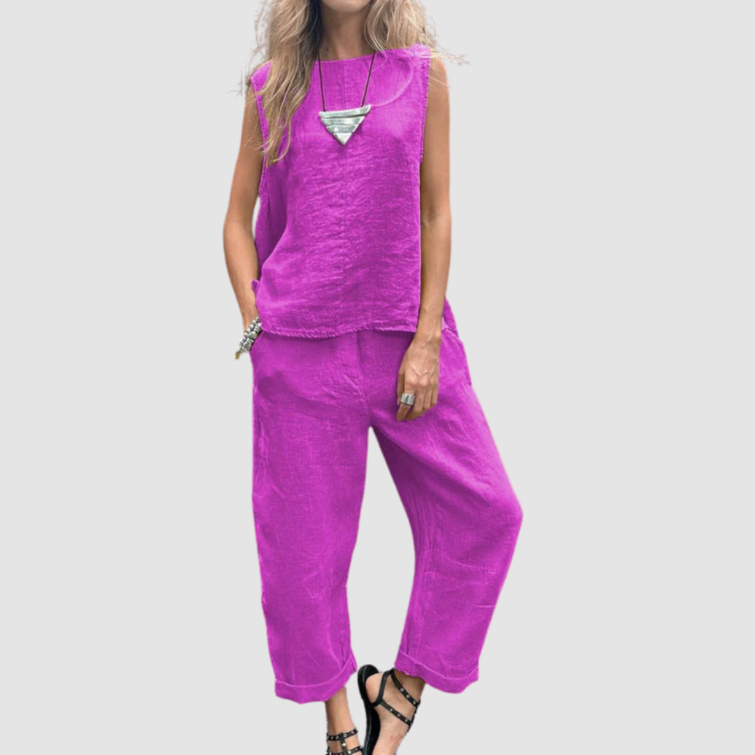 Suzette| Lightweight Two-Piece Summer Set