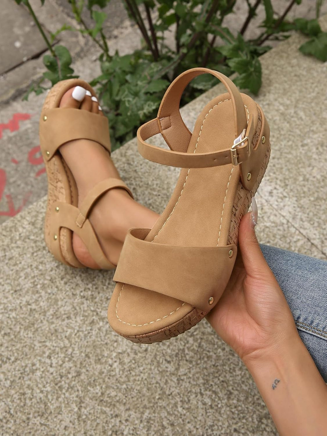 Daniela Wedge Sandals