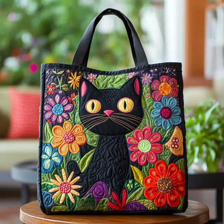 Enchanted Black Cat Handmade Bags