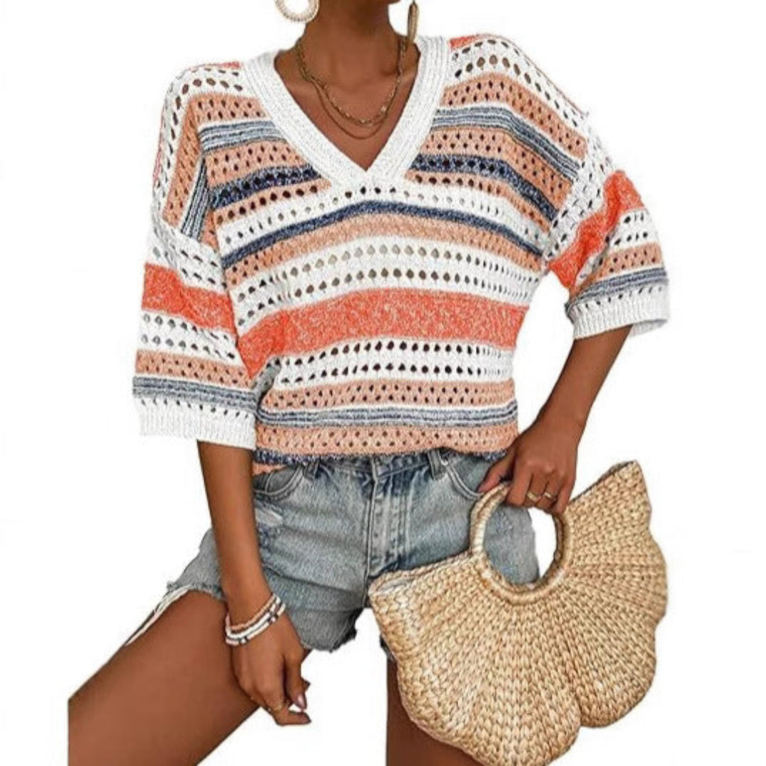 Kelise V-Neck Tops