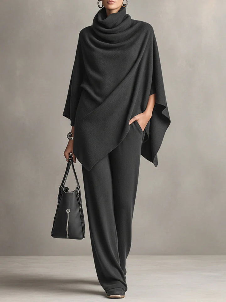Sarina Elegant Drape Two-Piece Set