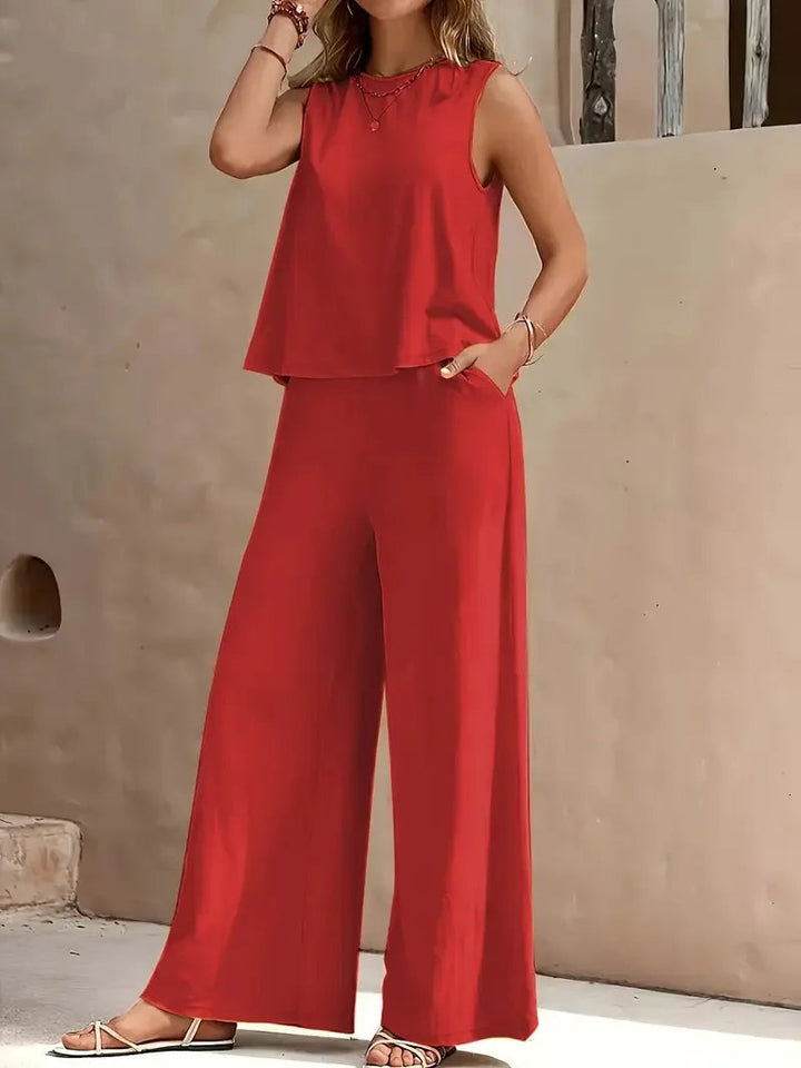 Danielle Sleeveless Two-Piece Set