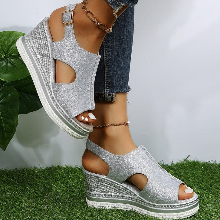 Maeve Wedge Sandals