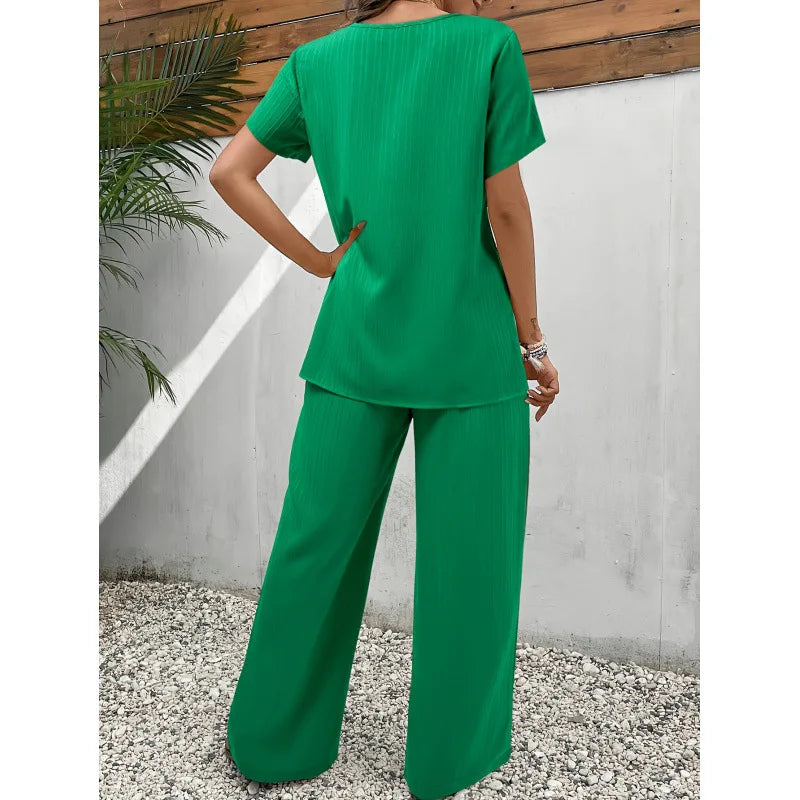 Lorrina Elegant Soft Two-Piece Set