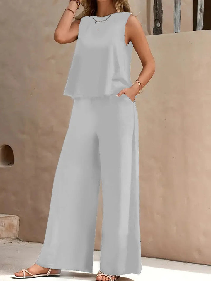 Danielle Sleeveless Two-Piece Set