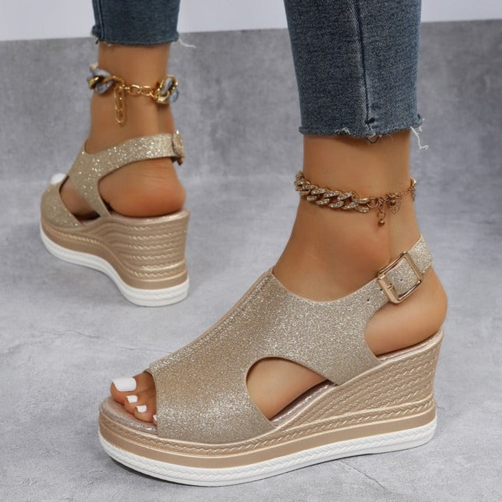 Maeve Wedge Sandals