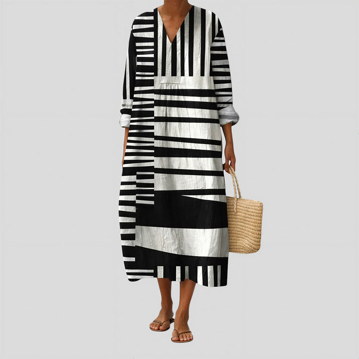 Clarisse - Stylish Graphic Dress