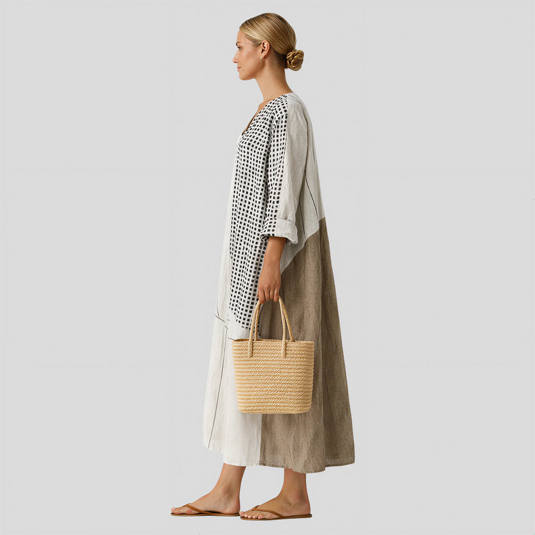 Brigitte - Natural Tones Dress
