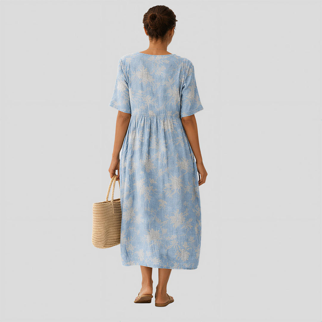 Amélie - Fluid Floral Print Dress