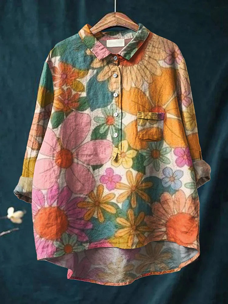 Lara Floral Art Shirt