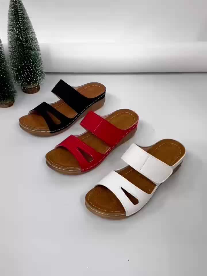 Olive Orthopedic Sandals