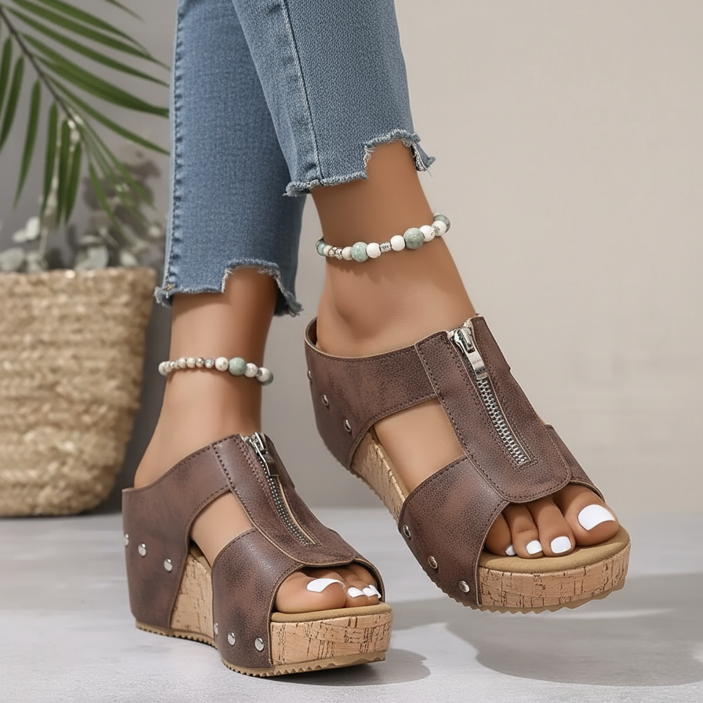 Gigi Wedge Sandals