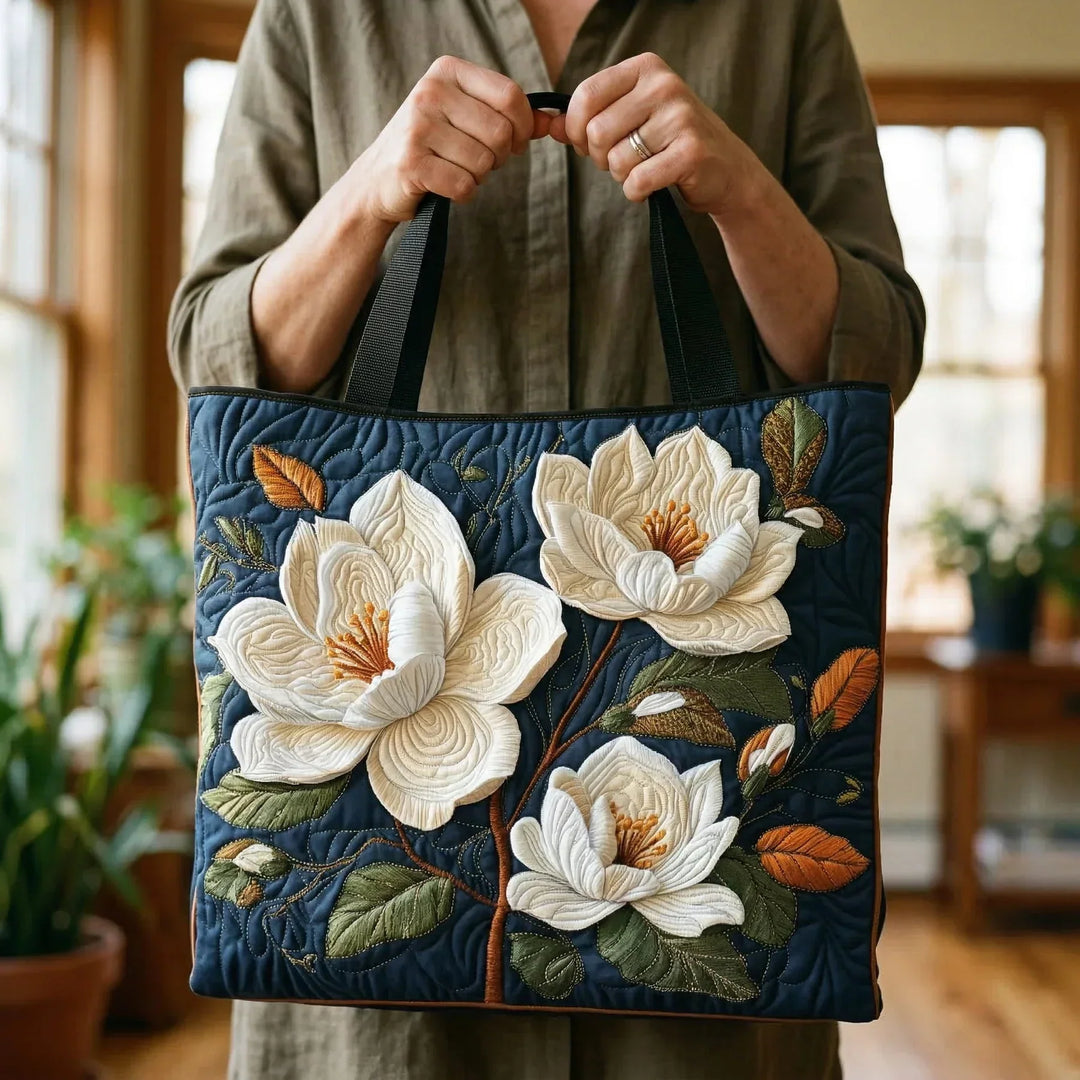 Delicate Magnolia Handmade Bags