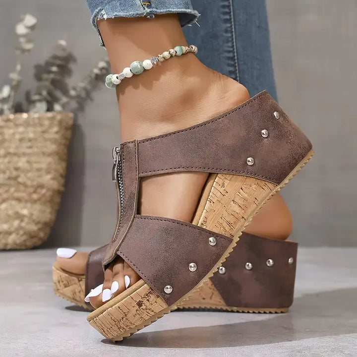 Gigi Wedge Sandals