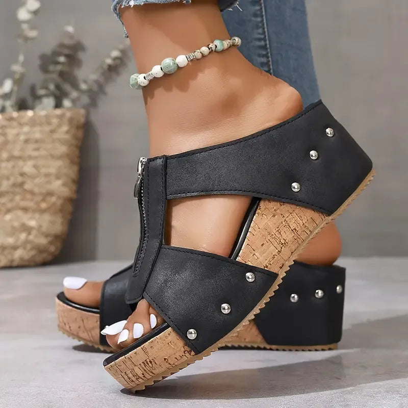 Gigi Wedge Sandals